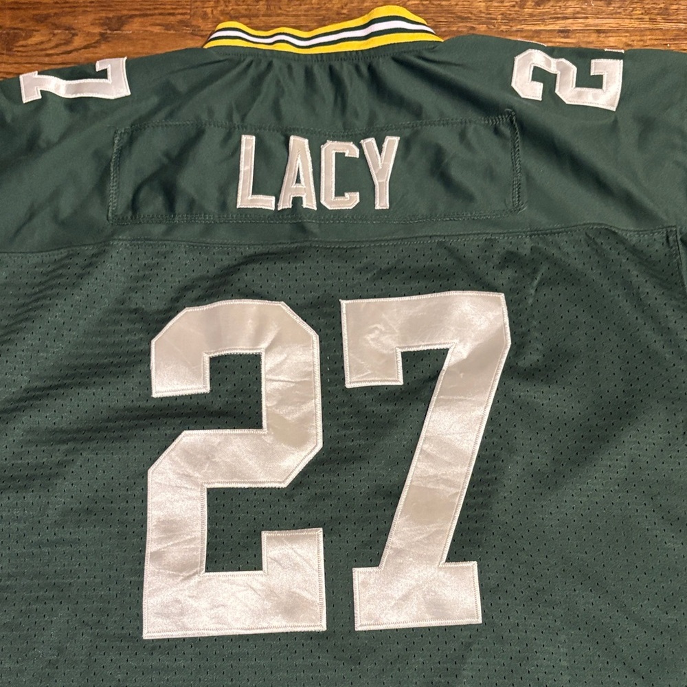 Nike Eddie Lacy #27 Green Bay Packers Jersey Size 56 (3XL) - Picture 5 of 6